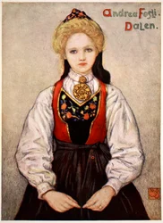 Ragazza di campagna di Dalen, 1905